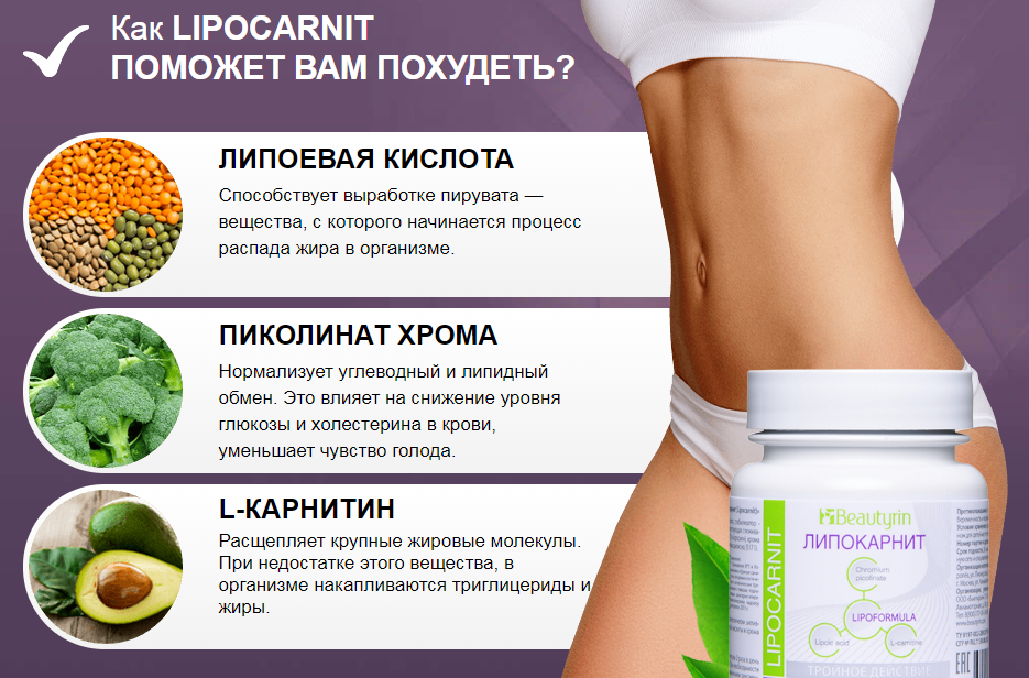 похудение липокарнит