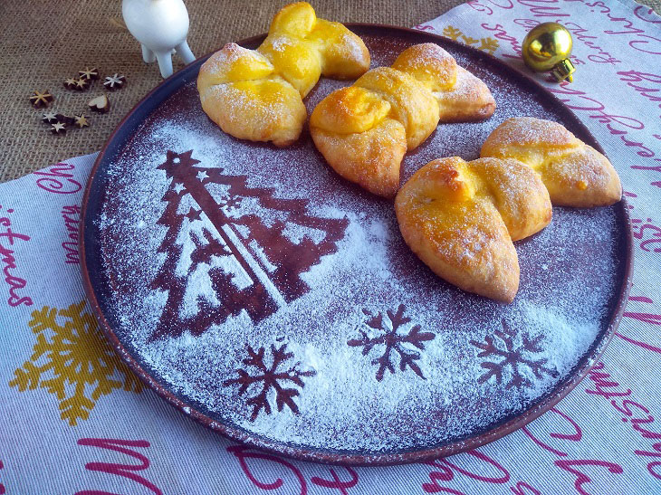 Булочки-бантики на Новый год — ароматная и вкусная выпечка Булочки-бантики на Новый год — ароматная и вкусная выпечка15