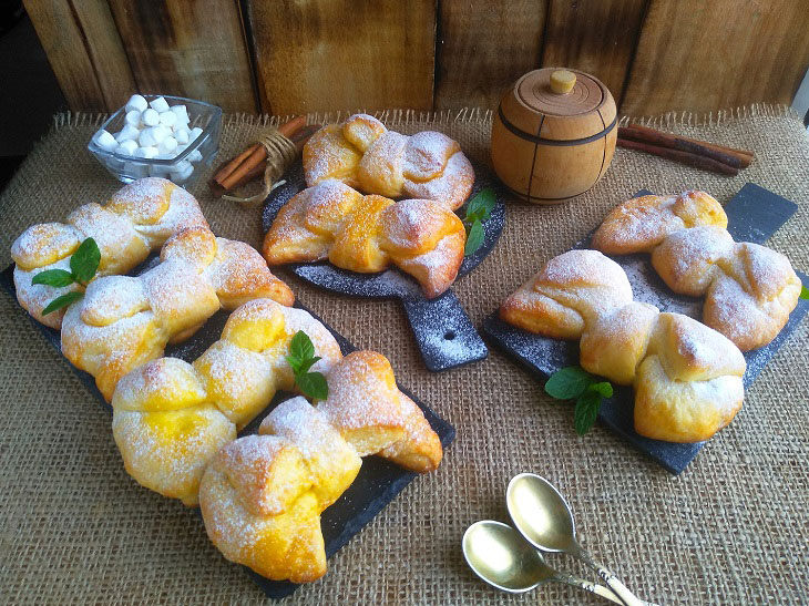 Булочки-бантики на Новый год — ароматная и вкусная выпечка Булочки-бантики на Новый год — ароматная и вкусная выпечка12