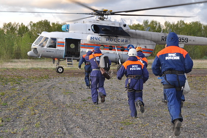 Вертолет Ми-8 с 16 человеками упал в Кроноцком заповеднике на Камчатке